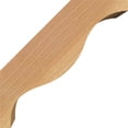 thumbnail image 3 of 5 1/2"W x 6"D x 6"H Funston Smooth Knee Brace, Western Red Cedar, 3 of 4