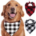 thumbnail image 3 of Haute Edition Women's Dog Mom Buffalo Plaid Sweatshirt with Dog Bandana 2-Piece Gift Set, 3 of 3