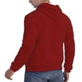 thumbnail image 6 of Sikiie Maroon Men's Hoodie, Essentials Hoodie, Sweatshirt, Pullover Hooded Sweatshirt for Men-3X-Large, 6 of 7