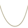 thumbnail image 3 of Collier Chaîne Torsadée Ronde en Or Jaune 14k 1,6mm avec Pendentif Charme, 3 of 7