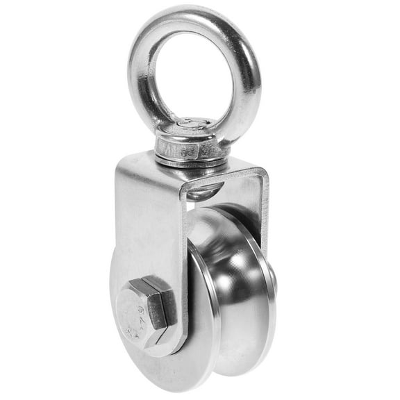 HONMEET Stainless Steel Metal Pulley Lifting Pulley 201 Heavy Duty 1 Piece