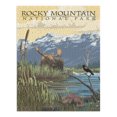thumbnail image 1 of Rocky Mountain National Park, Mountain and Marsh Scene (1000 Piece Puzzle, Size 19x27, Challenging Jigsaw Puzzle for Adults and Family, Made in USA), 1 of 4