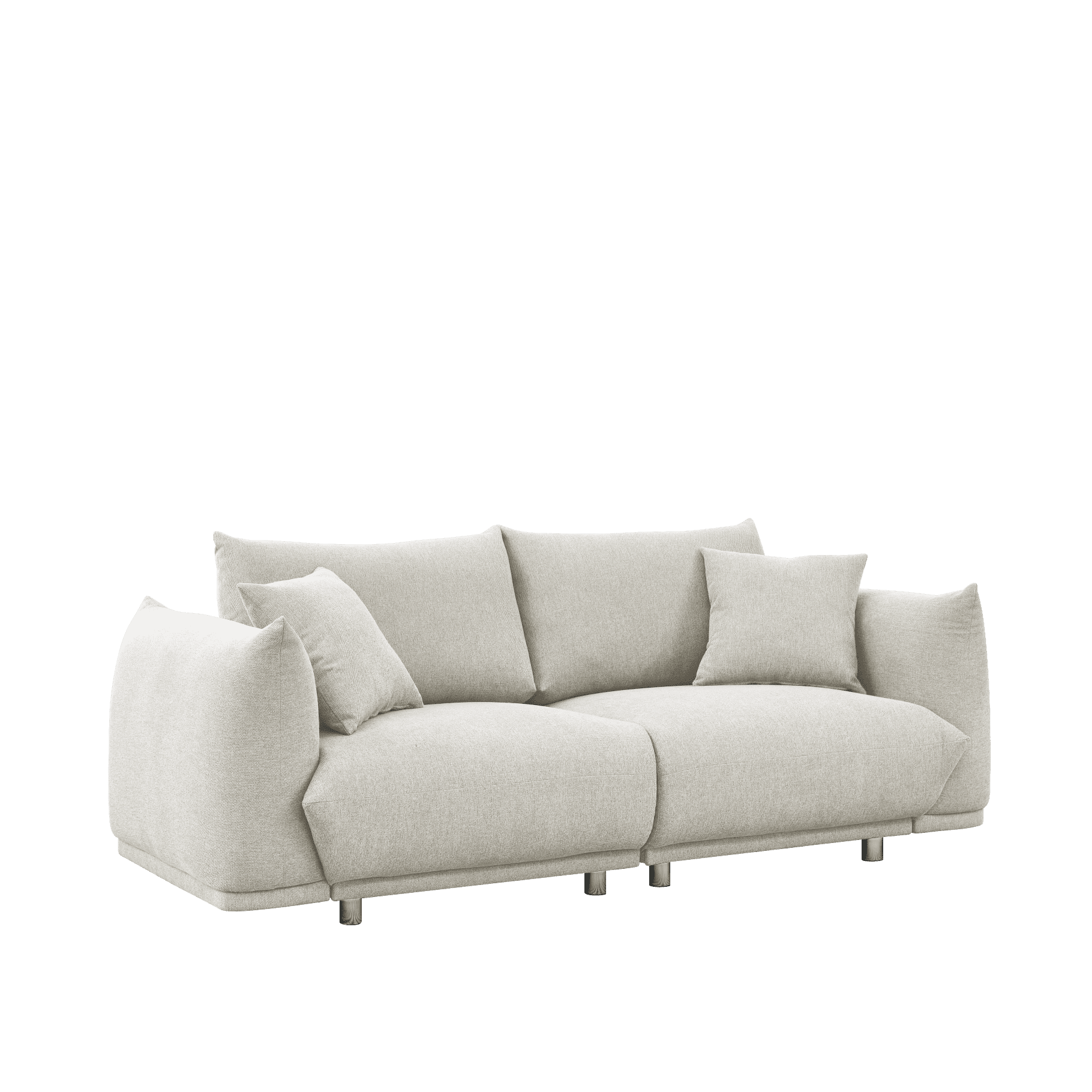 78.8'' Modern Sofa Couch,2 Seat Sofa with Solid Wood Frame,Stable