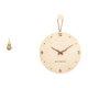 thumbnail image 1 of Escultura de tortuga marina,Estatua de calabaza de latón de 7 cm para escritorio,adorno Feng Shui,Reloj de pared,Reloj de pared decorativo para sala de estar,silencioso,Reloj de pared de, 1 of 8