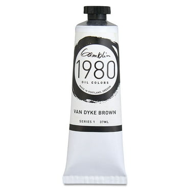 Gamblin 1980 Oil Color, 37ml, Van Dyke Brown