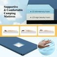 thumbnail image 6 of Goplus Memory Foam Camping Mattress with Anti-slip Bottom Travel Bag for Outdoor Sleeping Blue, 6 of 10