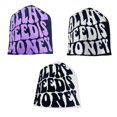 thumbnail image 6 of Yokua Slouchy Beanie Y2K Beanie Need Is Money Skull Cap Skullies Beanie Skull Hat, 6 of 9