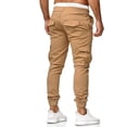 thumbnail image 4 of SWSMCLT Men's Soft Casual Pants Cotton Pants Summer Trousers Slim Fit Casual Winter Slimming Tapered Khaki Medium, 4 of 4