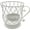 White, variant on Coffee Pods Storage Basket, Coffee Pod Capsule Storage Holder for 35 K Cup Organizer, Coffee Basket Decor for Coffee Bar Countertop-Sliver