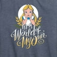 thumbnail image 3 of Alice In Wonderland - In A World Of My Own - Women's Short Sleeve Graphic T-Shirt, 3 of 5