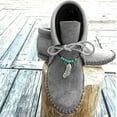 thumbnail image 1 of Bottines Courtes Décontractées Mode pour Femmes et Hommes Lacets Chaussures Plates en Cuir, 1 of 4