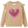 thumbnail image 4 of Vestido de verano para niña con estampado de flores de Pascua, manga corta, bolsillos con volantes y cuello redondo, top de poliéster, 4 of 5