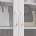thumbnail image 6 of Walsport 41.3'' Tall Metal 2 - Door Accent Modern Cabinet Storage Canbinet for Bedroom Ktchen(White), 6 of 7