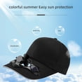 thumbnail image 6 of Outdoor Sport Cap Summer Sun Protection Sun Protection Hat With Fan Cycling Baseball Cap, 6 of 21