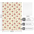 thumbnail image 2 of 2 Pcs Pioneer Flower Floral Print Pattern Kitchen Towels, Funny Microfiber Dish Towel Set, 18" X 26" Tea Towels, 2 of 6