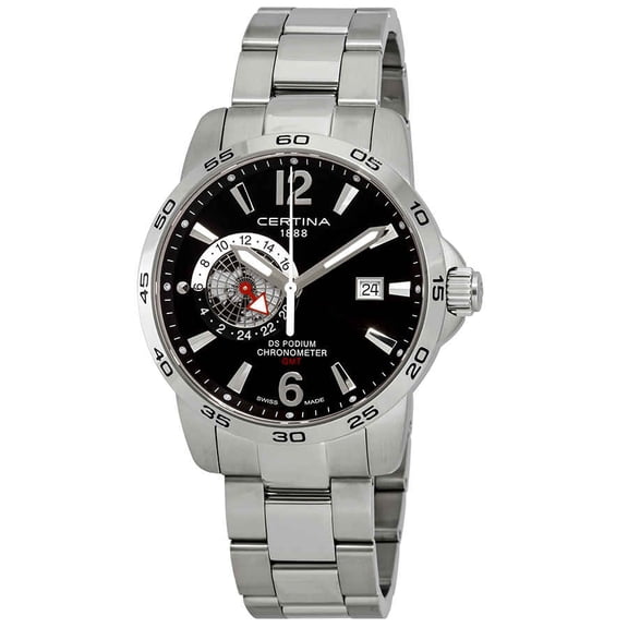 Certina DS Podium GMT Black Dial Men's Watch C034.455.11.057.00
