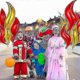 thumbnail image 3 of 10 Pcs Fake Fire Balloons Firefighter Fire Truck Birthday Party Decorations, 24 Inch Flame Balloons Fake Campfire For Fireman Party Supplies Summer Ca, 3 of 5