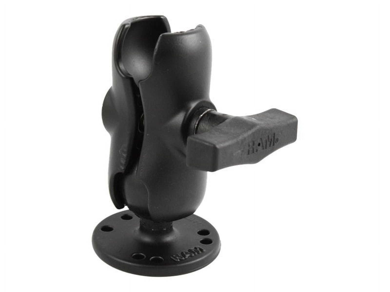 RAM-103U-B RAM Mounts SHORT Double Socket C-Size Arm with Round Ball Plate