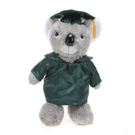Made by Aliens Koala Plush Stuffed Animal Toys Present Gifts for Graduation Day, Personalized Text, Name or Your School Logo on Gown, Best for Any Grad School Kids 12 Inch