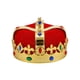 thumbnail image 3 of Sombrero de corona Corona Niños Fiesta de graduación Vestido para cumpleaños Fiesta de graduación Niños Niñas Niños Rojo, 3 of 9