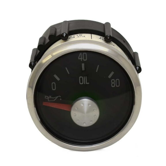 Faria Boat Oil Pressure Gauge GP2470A | Gekko 2 Inch Silver Black