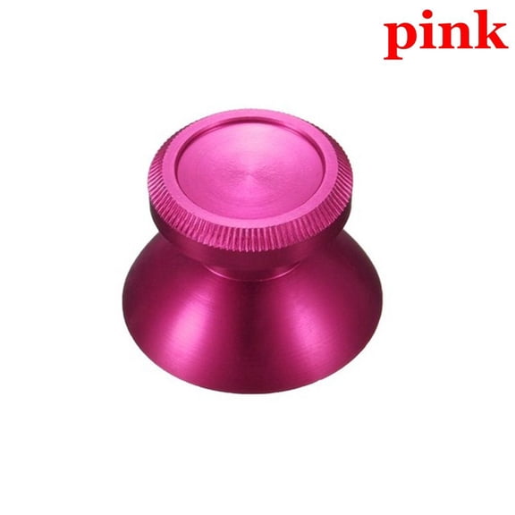 Universal Metal Caps Cover Replacement Analog Thumbstick Aluminum Controller Joystick Grip PINK