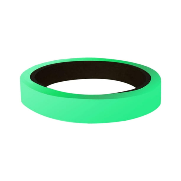 Cinta Adhesiva Que en La Oscuridad, Cinta Adhesiva Luminosa, Cinta Fluorescente Multifuncional Extraíble de 5 M, Color Verde para Escaleras Y E 1 cm de ancho Macarena Pegatina Resplandor