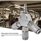 thumbnail image 2 of Conector neumático, conector de aire rápido de 3 vías, adaptador de conector rápido para manguera de aire con 1/4 & #39; F-npt Thread Feliz Sencillez, 2 of 5