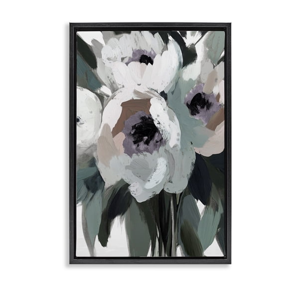 The Absence of Sorrow Black Framed Floater Canvas Wall Art, design by Annabelle Hall