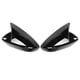 thumbnail image 4 of Pair Horn Style Side Mirror Cap Housing Protector Cover Fit for Mazda 3 Axela 2020Black, 4 of 9