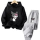 thumbnail image 3 of Sudadera con capucha de moda divertida de los años 90, sudaderas góticas Y2k, conjunto de sudadera con capucha Kuromi japonesa, sudadera para niñas, ropa, tops, sudadera, ropa, 3 of 5