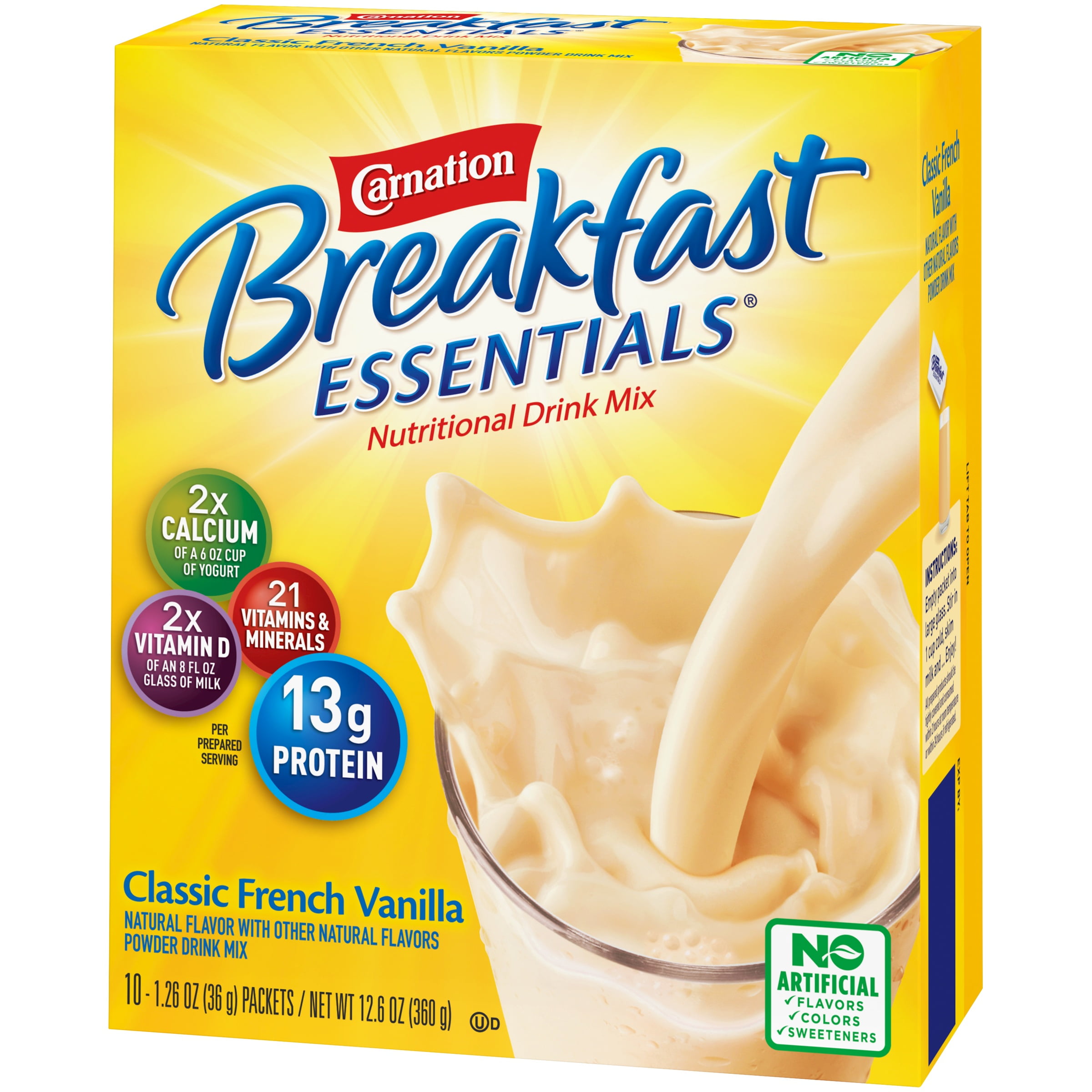 Carnation Instant Breakfast Nutrition Label Besto Blog