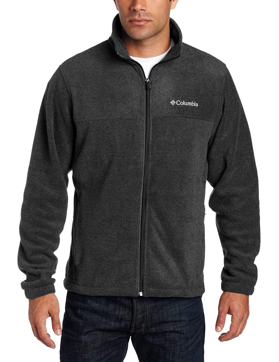 Columbia Men's Granite Mountain Fleece Jacket (Small, Charcoal