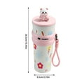 thumbnail image 3 of LACKUST Panda-Themed Insulated Tumbler Water Bottle Insulated, 700ml 304 Stainless Steel Straw Cup with Anti-Slip Sleeve, 3 of 8