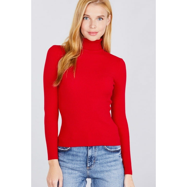 Red deals turtleneck walmart