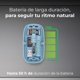 thumbnail image 5 of Mouse ACTECK AERO ONE MI455G Ultra Delgado Inalámbrico USB 2.4 GHz + BT 3200dpi 5 Botones Gris AC-945684, 5 of 6