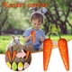thumbnail image 1 of Xihbxyly Principal Adornos Colgantes de Zanahoria de Pascua Zanahorias Artificiales de Espuma con Purpurina para Pascua, 1 of 7