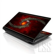 LSS 15 15.6 inch Laptop Notebook Skin Sticker Cover Art Decal For Hp Dell Lenovo Apple Asus Acer Fits 13.3" 14" 15.6" 16" with 2 Wrist Pads Free - Red Sign
