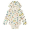 thumbnail image 2 of Star Wars The Mandalorian Grogu 3 Pack Hooded Cosplay Bodysuits Newborn to Infant, 2 of 4