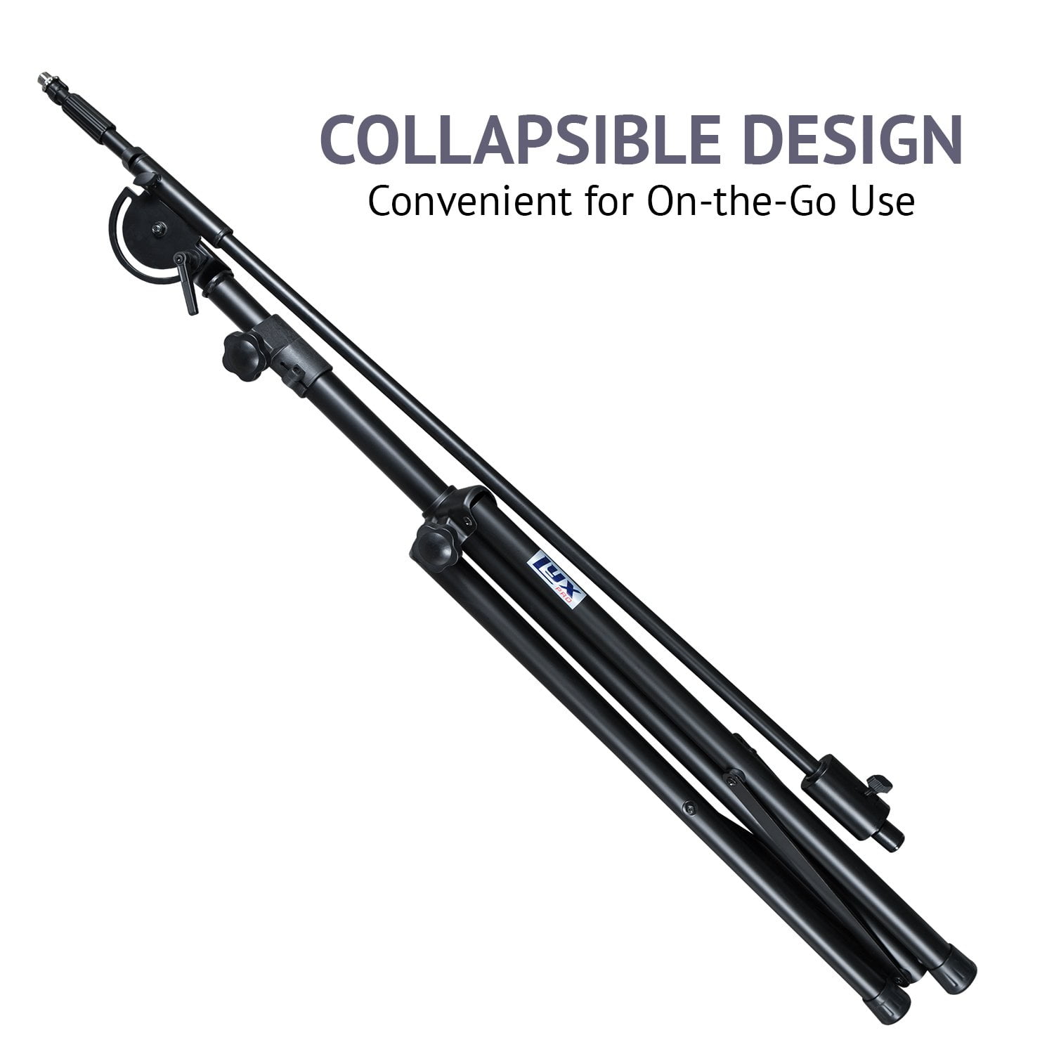 LyxPro SMT-1 Professional Heavy Duty Microphone Stand 93" Include Extra Long Telescoping