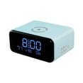 thumbnail image 1 of Unatoiry Réveil Numérique avec Haut-Parleur Bluetooth Affichage HD LED pour Heure Précise Charge Sans Fil 15W Bleu Trois-en-un, 1 of 6