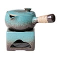 thumbnail image 1 of DOLITY Japanese Tea Kettle Portable Pot Water Kettle Kung Fu Tea Pot Japanese Tea Blue, 1 of 9