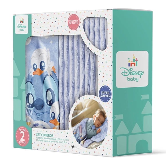 Set Cobertor Cunero Stitch 90Cm X 110Cm