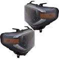 thumbnail image 3 of New Pair Of Headlights Compatible With Toyota Tundra Trd Pro Crew Cab Pickup 4-Door 5.7L 2019 2020 2021 By Part Number To2503281 81110-0C211 811100C211 To2502281 81150-0C211 811500C211, 3 of 6