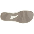 thumbnail image 4 of Clarks Women's Brinkley Jazz Flip Flop, White Synthetic, 7 M US, 4 of 8