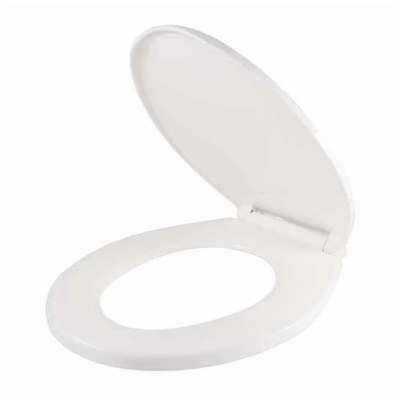 Centoco Toilet Seat, Wht, 14.375 in W, 1.75 in H 4100-001