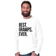 thumbnail image 4 of Best Gramps Ever Grandpa Grandfather Men's Long Sleeve Tee T Shirt Brisco Brands S, 4 of 6