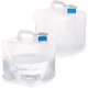 thumbnail image 1 of 2 Pack 5L Collapsible Container Foldable Water Jug Portable Camping Water Storage Carrier Jug for Outdoors Hiking Backpack & Emergency, Food Safe Blue, 1 of 5