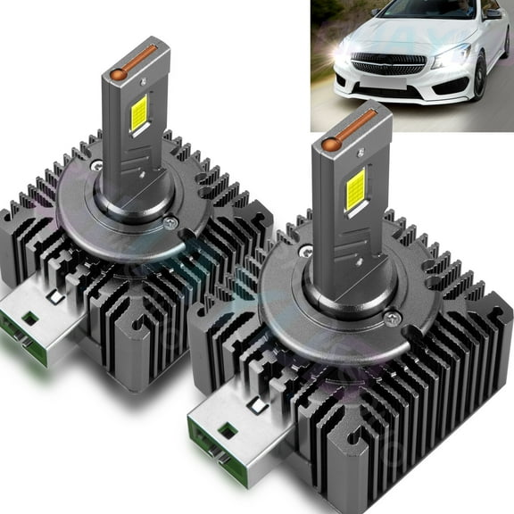 LED Headlight Bulbs D3S for Mercedes-Benz CLA250 2014-2016 High & Low Beam Qty 2