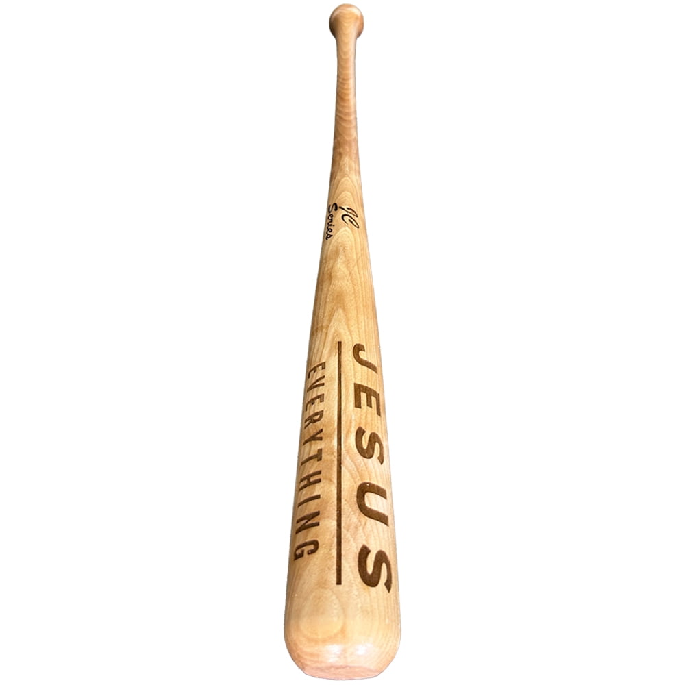 Jesus Over Everything Engraved Baseball Bat